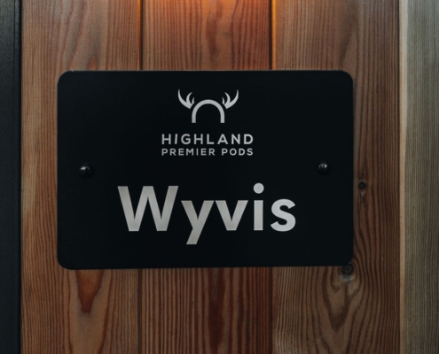 Signage for Glamping Pod Wyvis